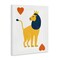 Stupell Industries Lion & Hearts Card Canvas, design by Svetlana Aleynikova